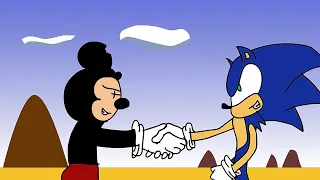 SONIC vs MICKEY! - Universal War Part 3.1