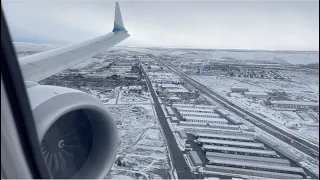 Alaska Airlines Boeing 737 MAX 9 Landing at Boise Airport
