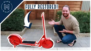 Vintage 1952 Scooter Restoration