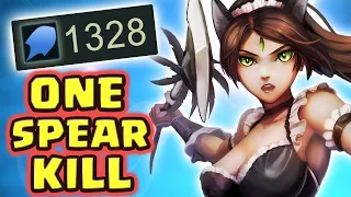 1300+ AP THE LEGENDARY ONE SPEAR KILL (33 KILLS FULL AP NIDALEE JUNGLE) - Nightblue3