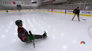 After Surviving A Bus Crash, A Hockey Player Is Determined To Get Back On The Ice | NBC Nightly News