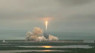 Liftoff in UHD of SpaceX Falcon 9 on CRS-10 Mission#NASA#SpaceExploration#Astronomy