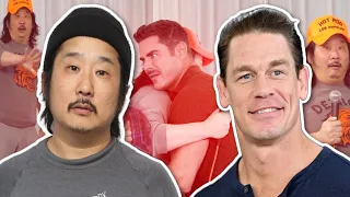 Bobby Lee Freaks Out Zac Efron and John Cena During Extremely Awkward Podcast