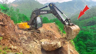 WORLD'S DANGEROUSEST ️ Mountain Road Built By ONE EXCAVATOR | Excavator Planet