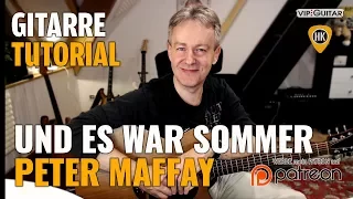 Gitarre Tutorial: Und es war Sommer - Peter Maffay