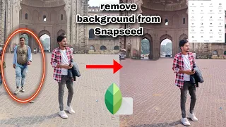 Remove unwanted object from Photo | Snapseed Photo Editing tutorial
