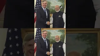 PM Modi meets Chairman and CEO of General Electric H Lawrence Culp Jr in Washington DC