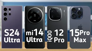 Samsung Galaxy S24 Ultra vs iPhone 15 Pro Max Vs Xiaomi 14 Ultra Vs vivo iqoo 12 Pro | Mr sba tech