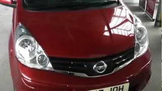 GJ10JOH Nissan Note Tekna in Red at Wessex Garages, Gloucester