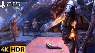 Kratos Brings Heimdall's Horn GOD OF WAR RAGNAROK Heimdall's Horn | GOW 5 RAGNAROK Heimdall's Horn