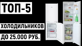 ТОП-5. Лучшие холодильники до 25000 рублей. Рейтинг