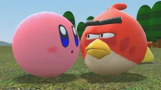 What If Kirby Was In Angry Birds?