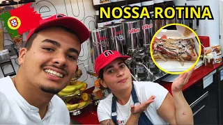 NOSSA ROTINA DE TRABALHO EM PORTUGAL 🇵🇹