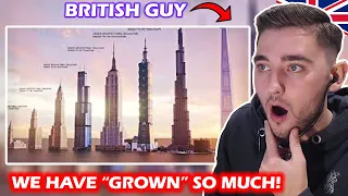 British Architect Reacts to EVOLUTION of WORLD'S TALLEST BUILDING: Size Comparison (1901-2022)