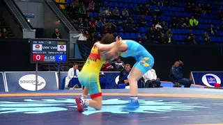 WW   62 kg  KAZ DIANA KAYUMOVA   UKR ANHELINA LYSAK