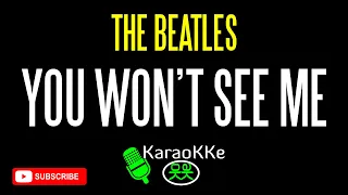 The Beatles | Rubber Soul Album | You Won't See Me (Cover, Karaoke)