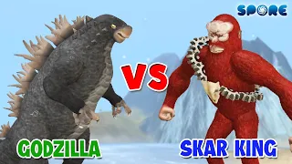 Godzilla vs Skar King | Godzilla vs Kaiju Level Challenge [S1E8] | SPORE