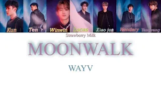 WayV (威神V) - Moonwalk (天选之城) [Chi/Pin/Eng Color Coded Lyrics]