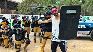 Entrenando con los policías de FUERZAS ESPECIALES en Ecatepec 😱