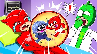 (Pj Masks) BREWING CUTE BABY - Owette Pregnant Twins - Catboy's Life Story - PJ MASKS 2D Animation