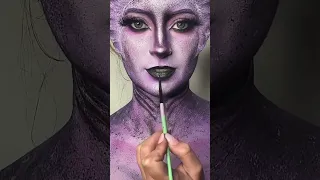 Creepy Mermaid Makeup Transformation…🫣