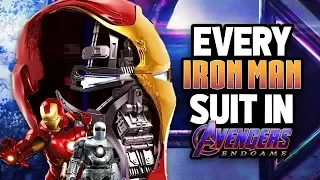 EVERY IRON MAN SUIT in AVENGERS: ENDGAME - Mark 85 and Time Travel