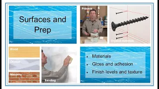 Learn about painting surfaces and substrates - Fundamentals of Painting - Trades Training Video