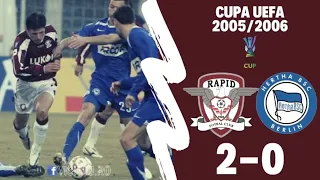 RAPID - HERTHA 2-0 (2005-2006) CUPA UEFA