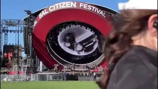 Mariah Carey "Hero" rehearsal for #Global Citizen Festival