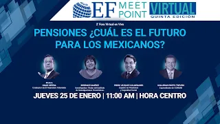 EN VIVO | Pensiones ¿Cuál es el futuro para los mexicanos? | MeetPoint Virtual