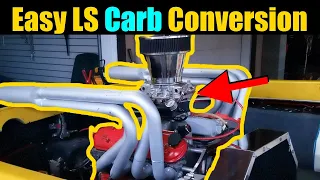 Easy Carbureted LS Swap 2023 - EVERYTHING YOU NEED TO KNOW | LS Swapped Boat | Carbed LS Swap |