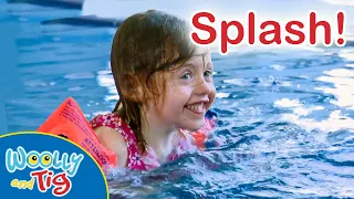 @WoollyandTigOfficial- Splash! | TV Show for Kids | Toy Spider