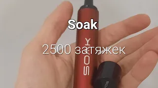 ОБЗОР НА ОДНОРАЗКУ SOAK. 2500 ЗАТЯЖЕК