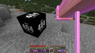 Corrupted 404 NOT FOUND Lucky Block MOD in Minecraft