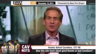 The Hawks Beat Down On the Cavs!     ESPN First Take