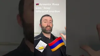 🇦🇲 Armenia: Rosa Linn "Snap" Rehearsal Reaction | Eurovision 2022