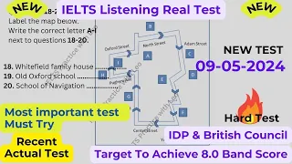 IELTS Listening Practice with Recent Actual IELTS Exam with Answers [Real Exam 101] 9th May 2024