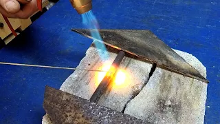 HOW to solder with brass??? Soldering of steel, copper, cutters.