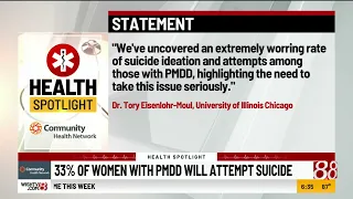 Health Spotlight: 33 percent of women with PMDD will attempt suicide