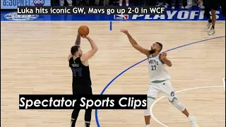 Luka hits iconic GW, Mavs go up 2-0 in WCF