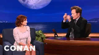 Brittany Snow Got Busted While Speeding To Adele | CONAN on TBS