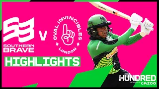 Dramatic Collapse! | Southern Brave vs Oval Invincibles Highlights | The Hundred 2021