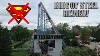 Ride of Steel Review, Six Flags Darien Lake Intamin Hyper Coaster | Intamin's Prototype Hyper