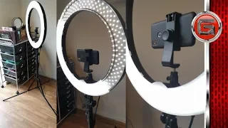 NEEWER 18 inch LED Ring Light Stand Review - YOUTUBE Channel Studio Lighting