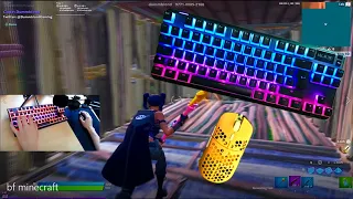 Fortnite Apex Pro Keyboard ASMR🤩 + Chill😴Minecraft Music Satisfying 240 FPS Smooth 4K