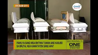 One Western Visayas: Mga Biktima sang Massacre sa Bacolod City Halos Indi na Makilala