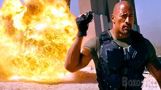 The Rock asa a la parrilla a un súper soldado engreído | G.I. Joe: El contraataque | Clip en Español