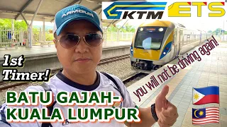 MALAYSIA KTM ETS TRAIN RIDE FROM BATU GAJAH PERAK TO KL SENTRAL