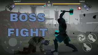 Shadow Fight 3 Chapter 1 BOSS FIGHT with Sarge aNdroid / IOS Gameplay