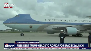 HISTORIC DAY: President Trump Travels To Florida For SpaceX LAUNCH